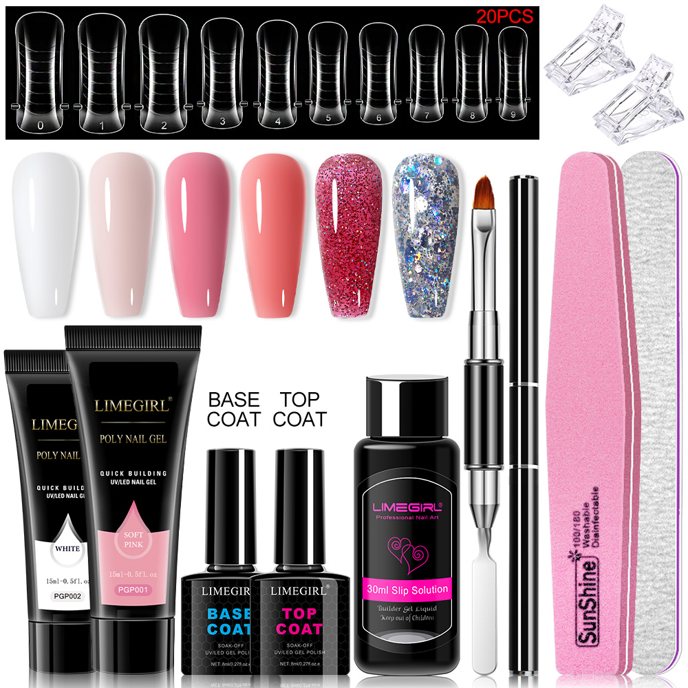 Poly Nail Gel Set for Extensio - Nail Art Ombre ulasan dan harga
