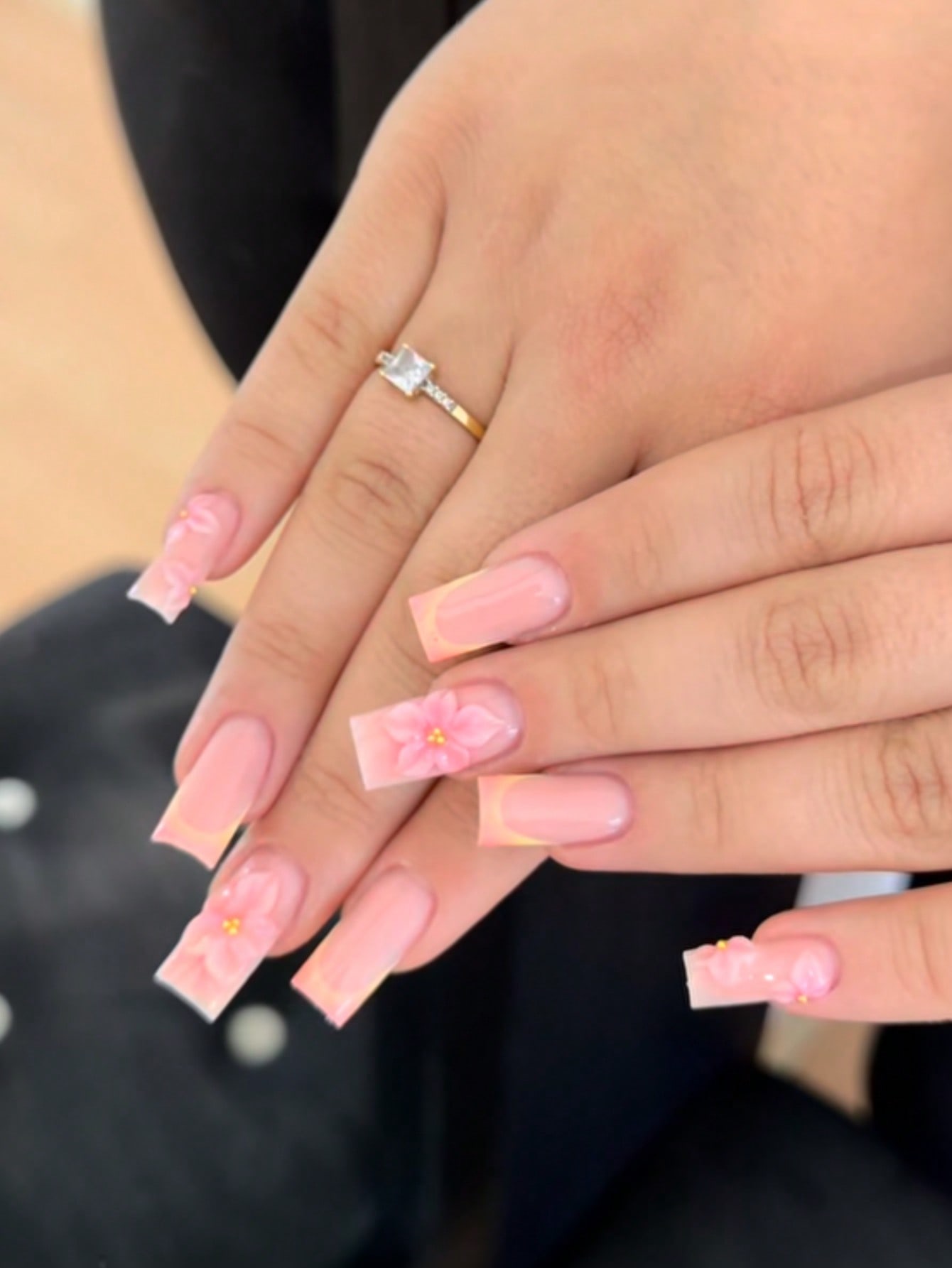 10 Pieces of Medium-Length Rec - Nail Art Orange ulasan dan harga